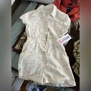 Walmart flower romper NWT